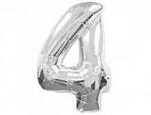 Цифра 4 Flexmetal СЕРЕБРО (901764 Р)